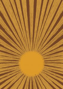 Lämmin retro-sunburst tekijältä Aliya Putrus