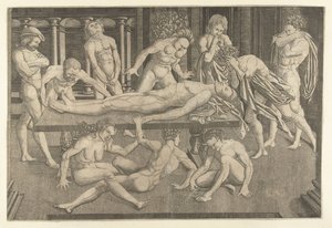 De beining van guttmelta de narni tekijältä Allaert Claesz. (attributed to)