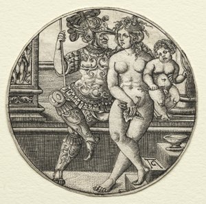 Mars, Venus ja Cupid, 1520-luku.