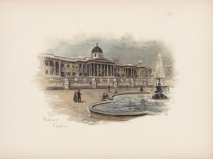 Tuttu Lontoo: National Gallery (värilitra)