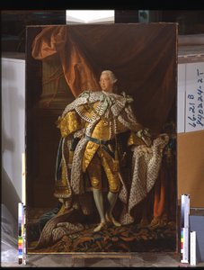 King George III (öljy kankaalle) tekijältä Allan Ramsay