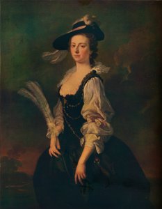 Jane Halen muotokuva rouva Madan, 1746 tekijältä Allan Ramsay