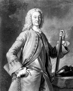Oikea kunniallinen John Dalrymple, 2nd Earl of Stair, kaiverrus John Faber