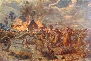 WW1: Lontoon skotlantilaisten bajonettirynnäkkö Messinesissä, Hallowe