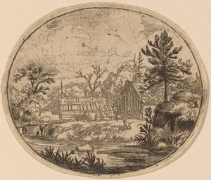 Hamlet joen rannalla, luultavasti n. 16451656. tekijältä Allart van Everdingen