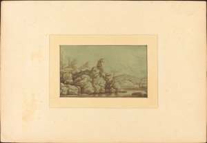 Maisema, julkaistu 1780. tekijältä Allart van Everdingen