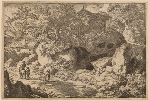 Talonpoika hevosen selässä, luultavasti n. 16451656. tekijältä Allart van Everdingen
