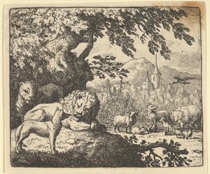 Renard jatkaa valheitaan, 1650-75. tekijältä Allart van Everdingen
