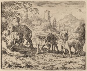 Reynard Condemned, luultavasti c. 16451656. tekijältä Allart van Everdingen