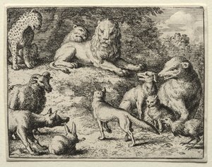 Reynard the Fox: Reynard ilmestyy oikeuteen tekijältä Allart van Everdingen