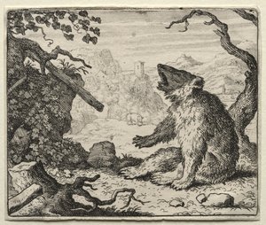 Reynard the Fox: The Bear kutsuu Reynardin oikeuteen tekijältä Allart van Everdingen