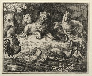 Reynard the Fox: Kukon valitus. tekijältä Allart van Everdingen