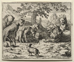 Reynard the Fox: Lionsneuvosto. tekijältä Allart van Everdingen