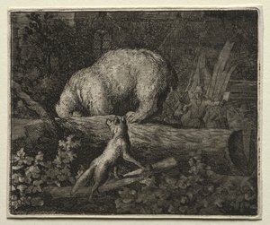 Reynard the Fox: Karhun pyydystäminen. tekijältä Allart van Everdingen