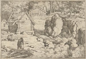 Puuseppä, 1600-luku. tekijältä Allart van Everdingen