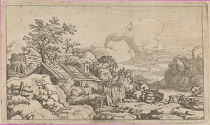 Puusepän kota, 1600-luku. tekijältä Allart van Everdingen