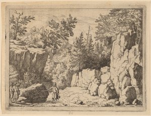 Kivikirjoitus, luultavasti n. 16451656. tekijältä Allart van Everdingen