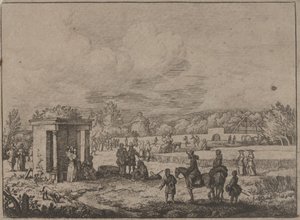 Kevät Watrozissa, n. 1650 (etsaus) tekijältä Allart van Everdingen