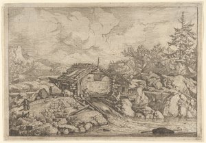 Vesimylly, 1600-luku. tekijältä Allart van Everdingen