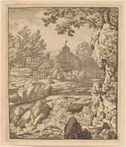 Vesiputous, luultavasti c. 16451656. tekijältä Allart van Everdingen