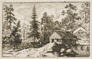 Nainen katselee venettä