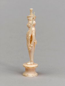 Valkoinen sotilas, shakkinappula, Intia, 1820 noin tekijältä Allen Edward Everitt