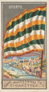 Porto, City Flags -sarjan N6 Allen & Ginter Cigarettes Brandsista, 1887.