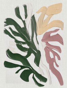 Abstraktit Monstera-lehdet tekijältä Alma