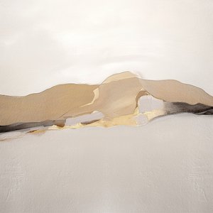 Kultainen abstrakti maisema tekijältä Alma