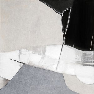 Yksivärinen abstrakti sommitelma