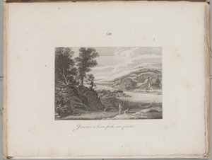Litografian taide: jokimaisema, levy XIII