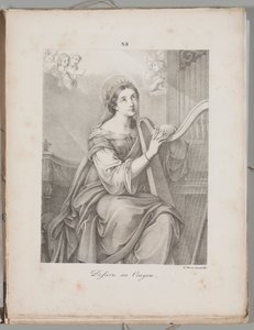 Litografian taide: Saint Cecily, levy XII