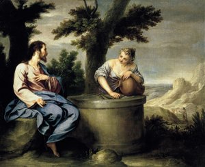 Cristo y la Samaritana tekijältä Alonso Cano