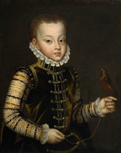 Espanjan infante Ferdinandin muotokuva tekijältä Alonso Sánchez Coello