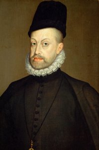Philip II:n muotokuva 1527-1598, Espanjan ja Portugalin kuningas, 1568 tekijältä Alonso Sánchez Coello