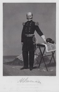 Ambrose Everett Burnside (kaiverrus) tekijältä Alonzo (after) Chappel