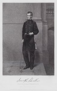 Joseph Hooker (kaiverrus) tekijältä Alonzo (after) Chappel