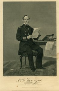 "Adm. David Farragut" (unioni) tekijältä Alonzo Chappel