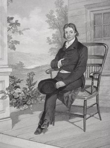 John Randolph (1773-1833) (litho) tekijältä Alonzo Chappel