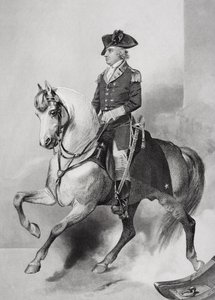 Horatio Gatesin muotokuva (1728-1806) (litho) tekijältä Alonzo Chappel