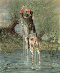 Paroni Münchausenin seikkailut (chromolitho)