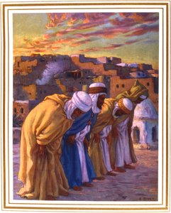 El Rekaa eli taipumus Kallistuksen rukous, 1918 tekijältä Alphonse Etienne Dinet