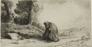 Vagabond kävelee kaistaa pitkin tekijältä Alphonse Legros