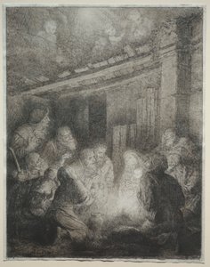 Paimenten palvonta tekijältä Alphonse Legros
