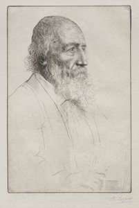 Alfred Lord Tennyson tekijältä Alphonse Legros