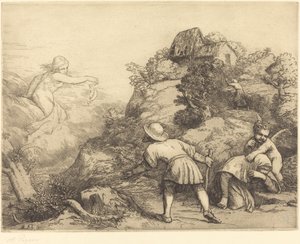 Allegoria talonpojasta ja omaisuudesta: allegorinen aihe tekijältä Alphonse Legros