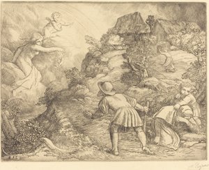 Allegoria talonpojasta ja omaisuudesta Talonpoika ja omaisuus: allegorinen aihe. tekijältä Alphonse Legros