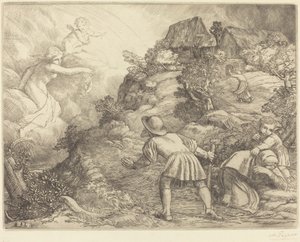 Allegoria talonpojasta ja omaisuudesta Talonpoika ja omaisuus: allegorinen aihe. tekijältä Alphonse Legros