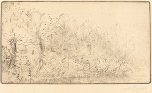 Sur la riviere -joen varrella. tekijältä Alphonse Legros