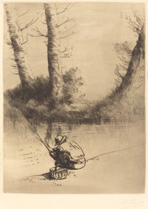 Kalastaja (onkija) tekijältä Alphonse Legros